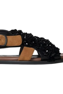 Stine Goya Sandaler<2402 Cross Strap Sandal, Grosgrain Cross Strap Sandalsg-pf25-f041-2402