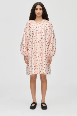 Stine Goya Kjoler<2067 Flat Textured Poly, Voluminous Bow Dresssg-ps26-d150-2067