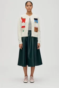 Clearance 2359 Midweight Wool, Cropped Pocket Cardigansg-aw25-k045-2359 Strik|Bluser & Skjorter