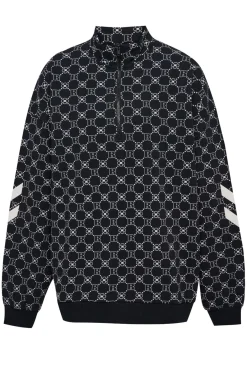 Hot 232035 Oversized Halfzip 70051 Sweatsæt & Comfy Wear|Bluser & Skjorter
