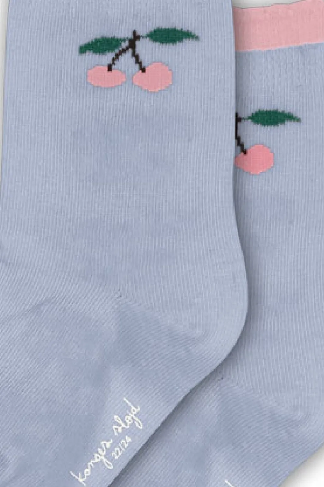 New 2 Pack Jaquard Frill Socks Ks104064 Børn Strømper & Strømpebukser