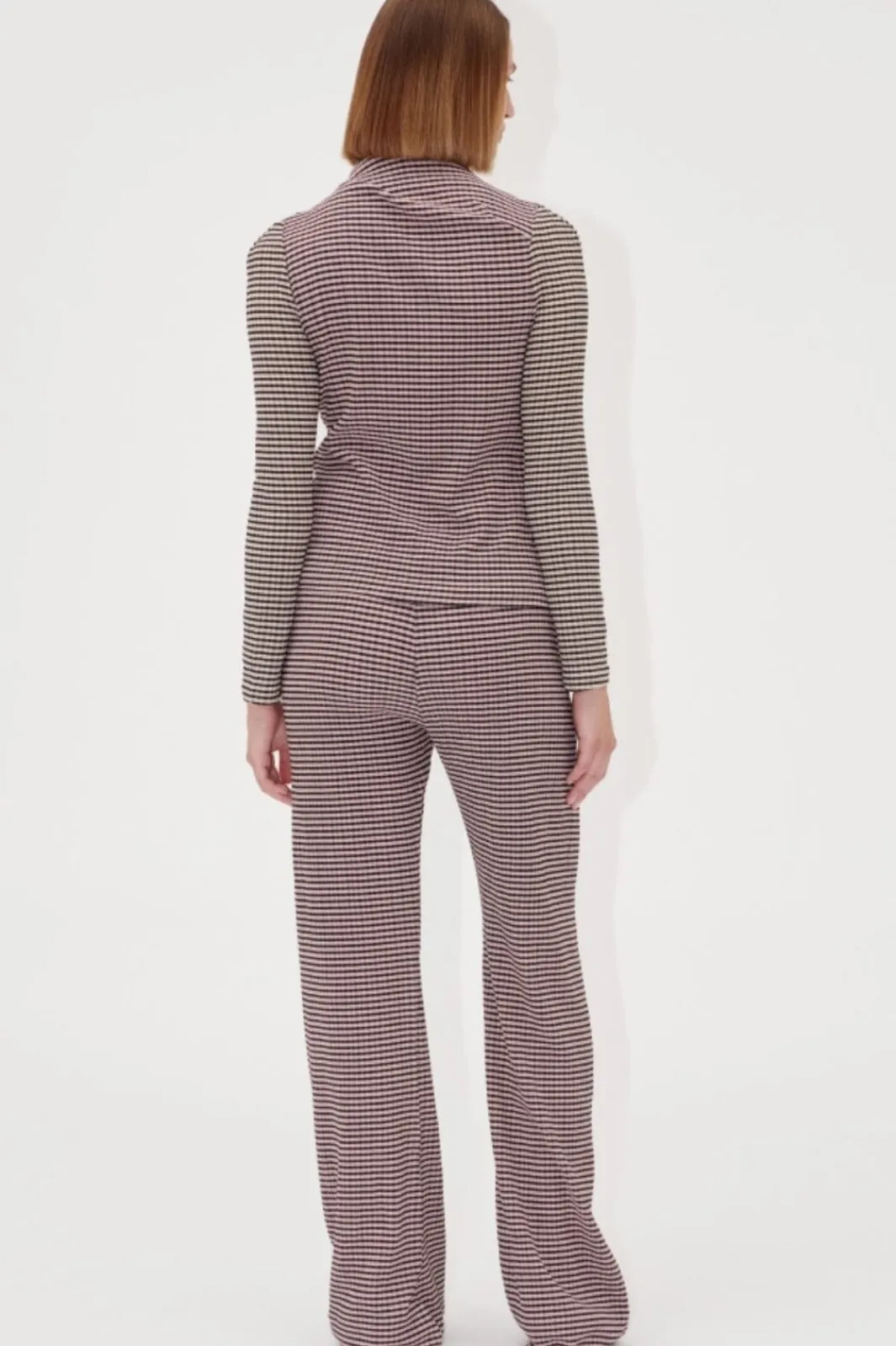 Stine Goya Bukser, Jeans & Leggings<2247 Patchwork Jersey, Elasticated Waistband Pants sg-ss25-p004-2247