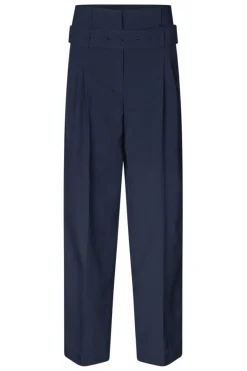 Stine Goya Bukser, Jeans & Leggings<2435 Pinstripe Tailoring, Belted Tailored Pantssg-aw25-p113-2435