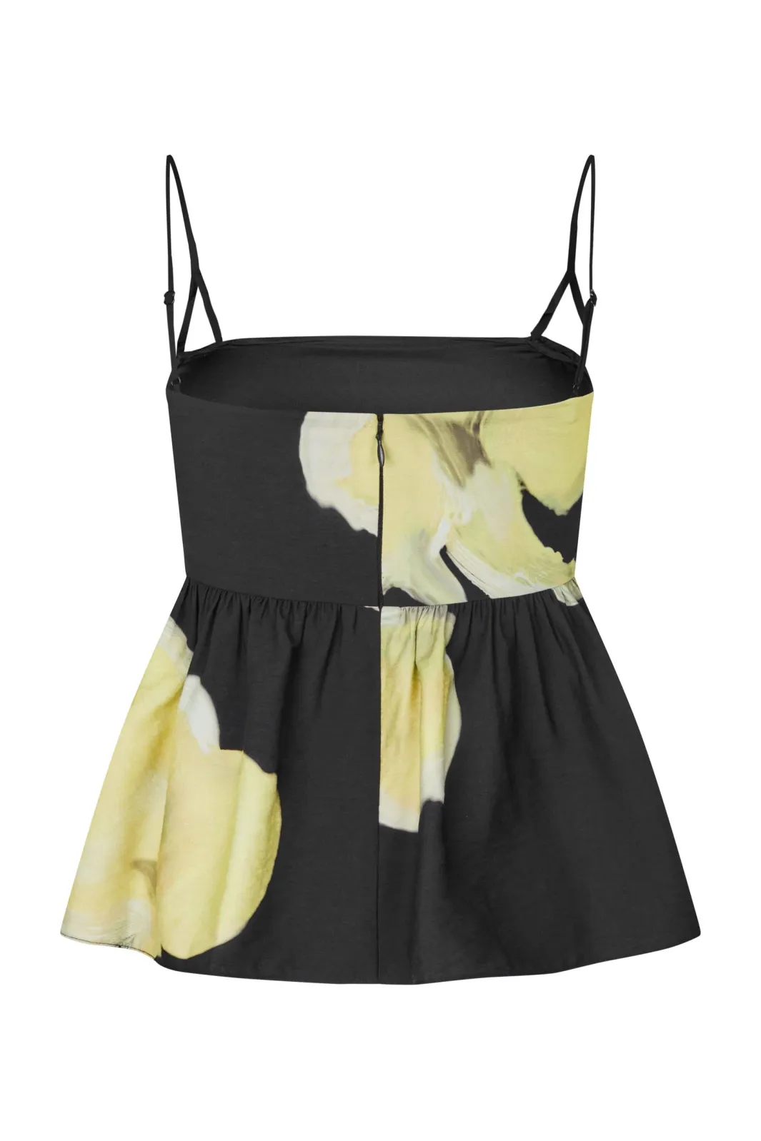 Clearance 2450 Printed Viscose, Floral Peplum Topsg-ps26-t139-2450 T-Shirts & Toppe