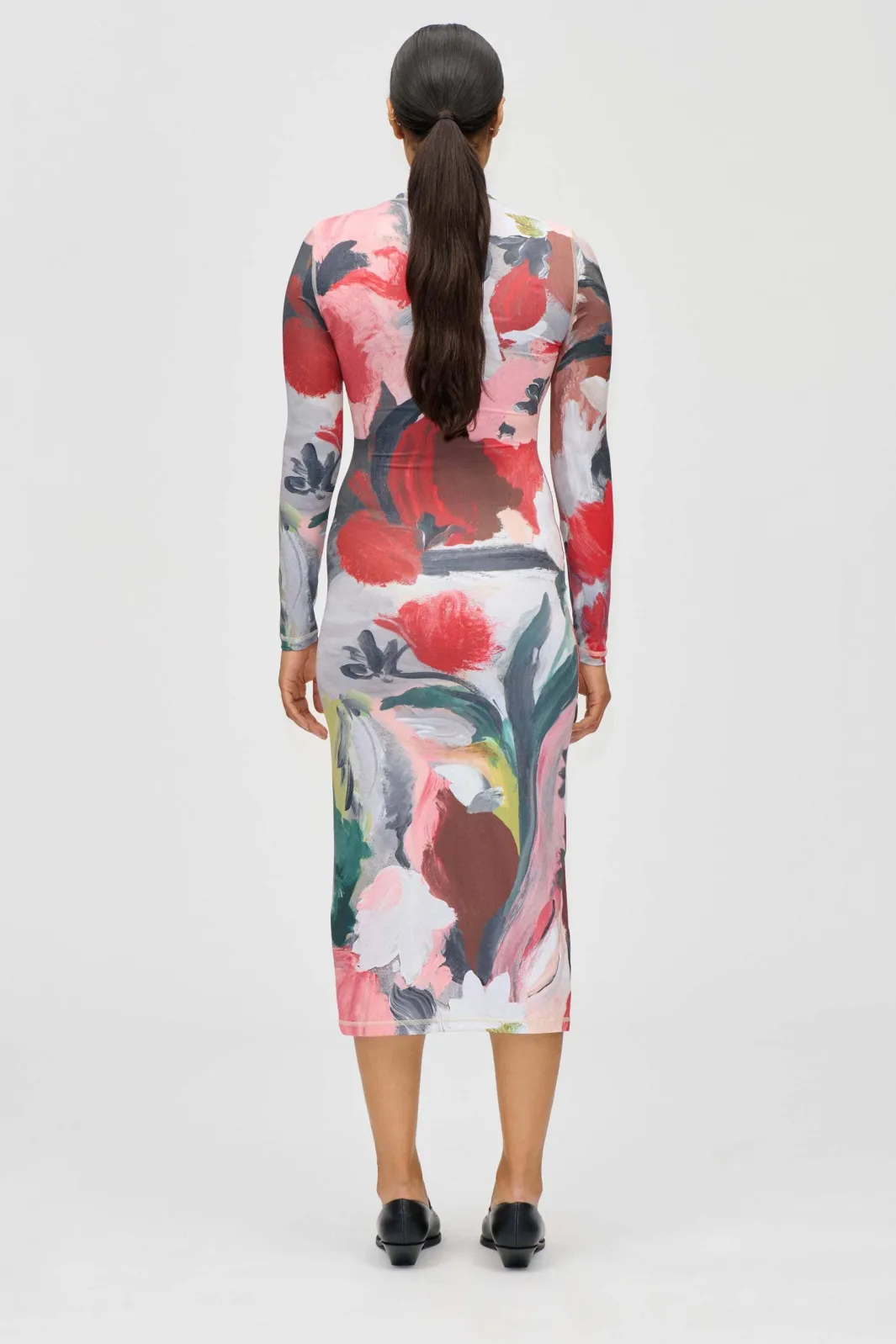 Best 2244 Stocking Jersey, Pullover Long Sleeve Midi Dresssg-ps26-d074-2244 Kjoler