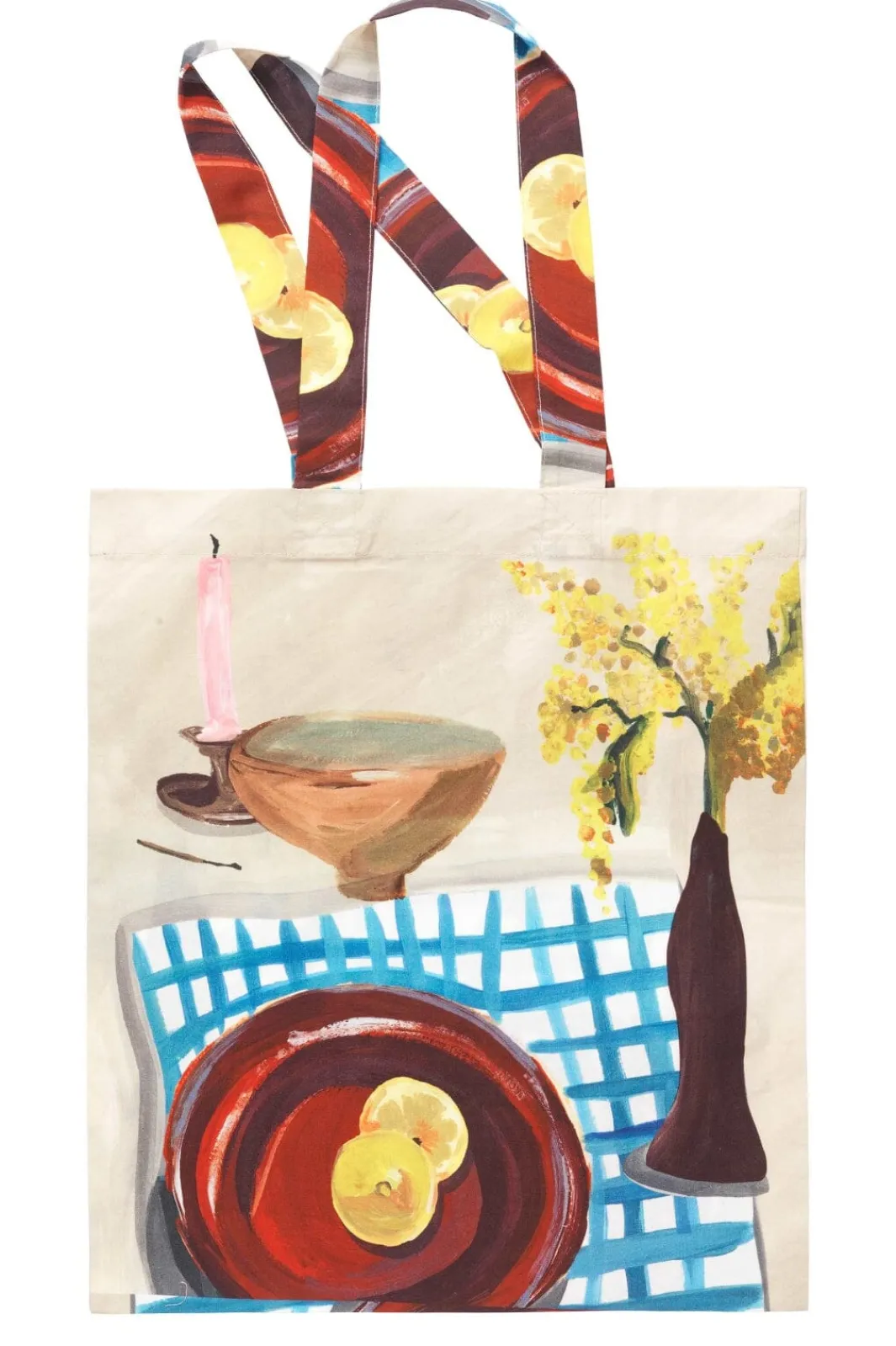 Stine Goya Tasker & Punge<2285 Tote Bags, Cotton Tote sg-ss25-a016-2285