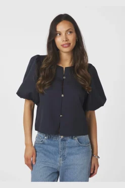 Hot Aisa Dull Satin Blouse 164658 Bluser & Skjorter|Ammevenligt Tøj