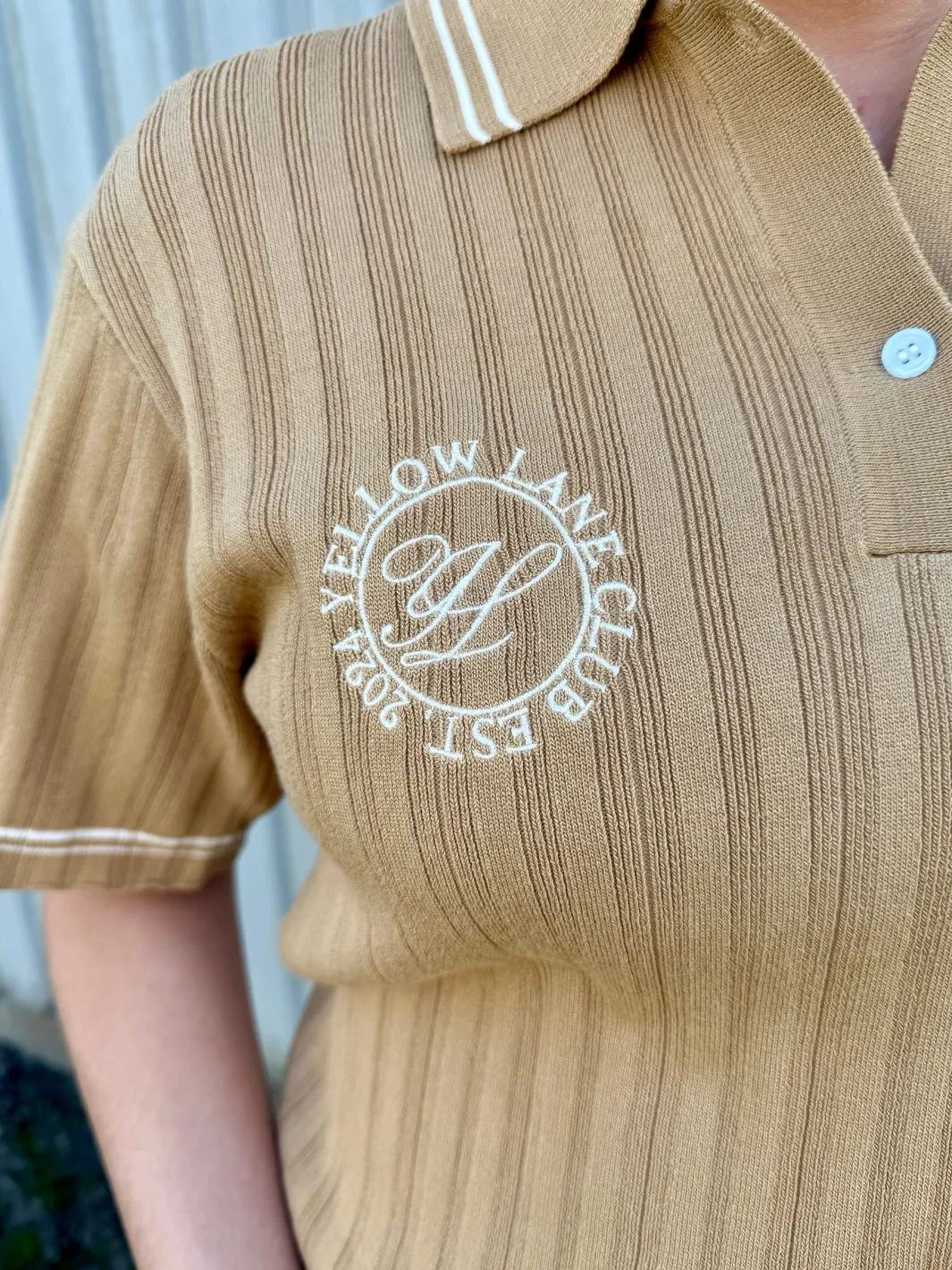 Yellow Lane T-Shirts & Toppe<Alpha Polo 165405