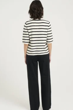 Gestuz T-Shirts & Toppe<Alphagz Ss Tee Striped