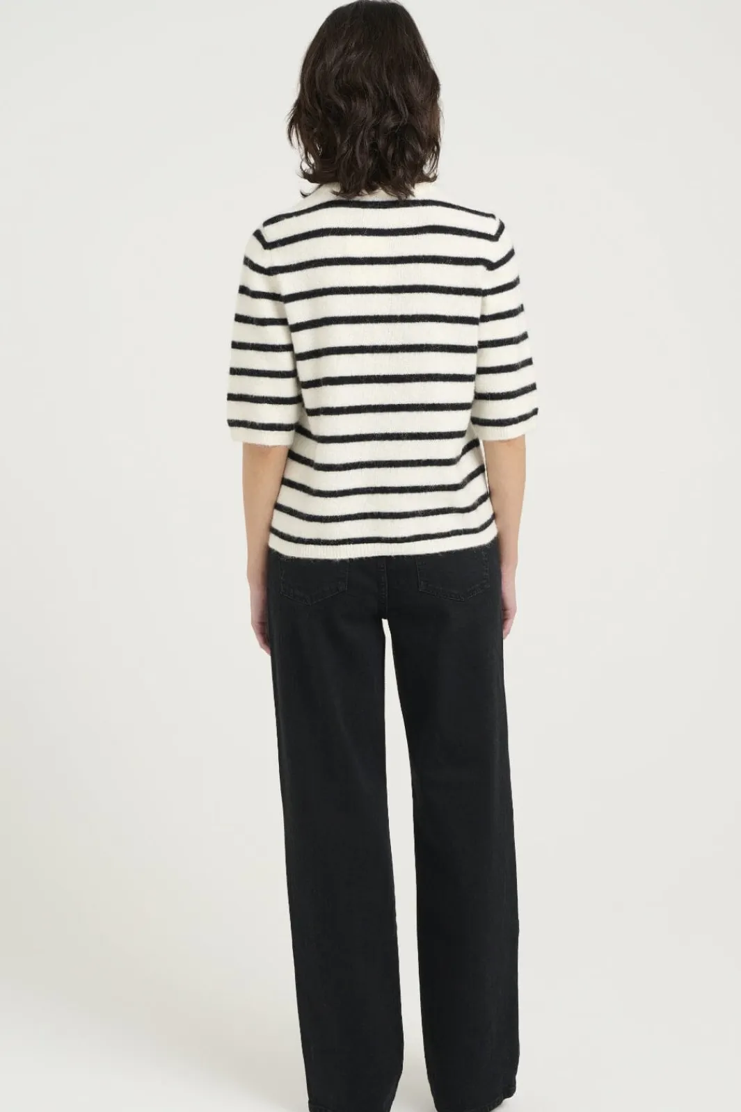 Gestuz T-Shirts & Toppe<Alphagz Ss Tee Striped