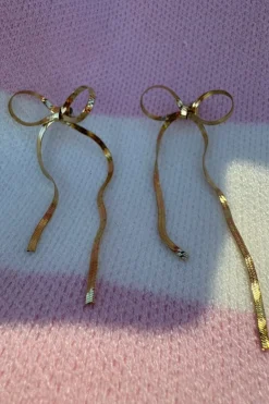 Mellow Moon Øreringe<Amalie Bow Earring E0991228