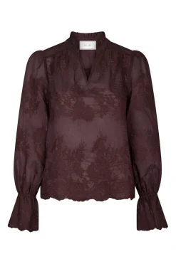 Neo Noir Bluser & Skjorter<Amara Big Embroidery Blouse 163032