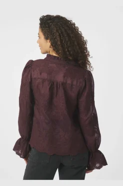 Neo Noir Bluser & Skjorter<Amara Big Embroidery Blouse 163032
