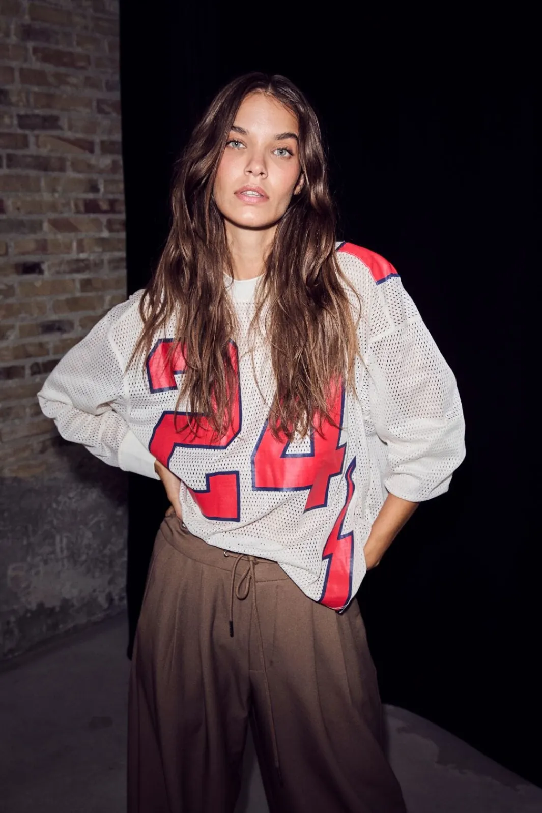 Discount American Football Ls Tee HL10049 T-Shirts & Toppe