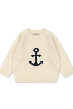Sale Anchor Knit Sweater Ks104063 Børn Bluser & Skjorter