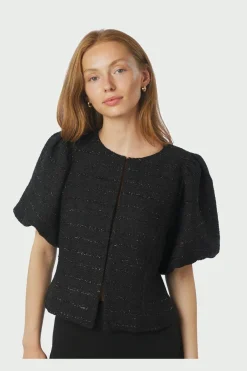 Neo Noir Bluser & Skjorter|Ammevenligt Tøj<Anela Boucle Blouse 166958