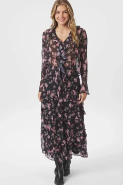 Anika Marigold Print Blouse 165527 Sæt 🛍️|Bluser & Skjorter