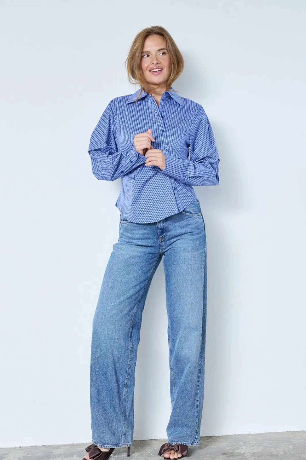 Online Anizacc Asym Shirt 45017 Bluser & Skjorter|Ammevenligt Tøj