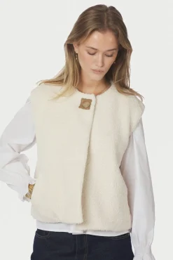 Neo Noir Veste<Anjanna Teddy Vest 165928