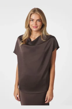 Clearance Annabeth Heavy Sateen Tee 161907 T-Shirts & Toppe