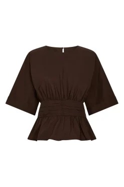 Neo Noir Bluser & Skjorter<Annegret Poplin Blouse 162365