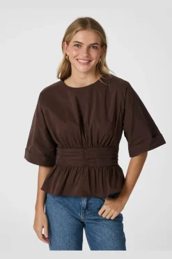 Neo Noir Bluser & Skjorter<Annegret Poplin Blouse 162365