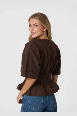 Neo Noir Bluser & Skjorter<Annegret Poplin Blouse 162365