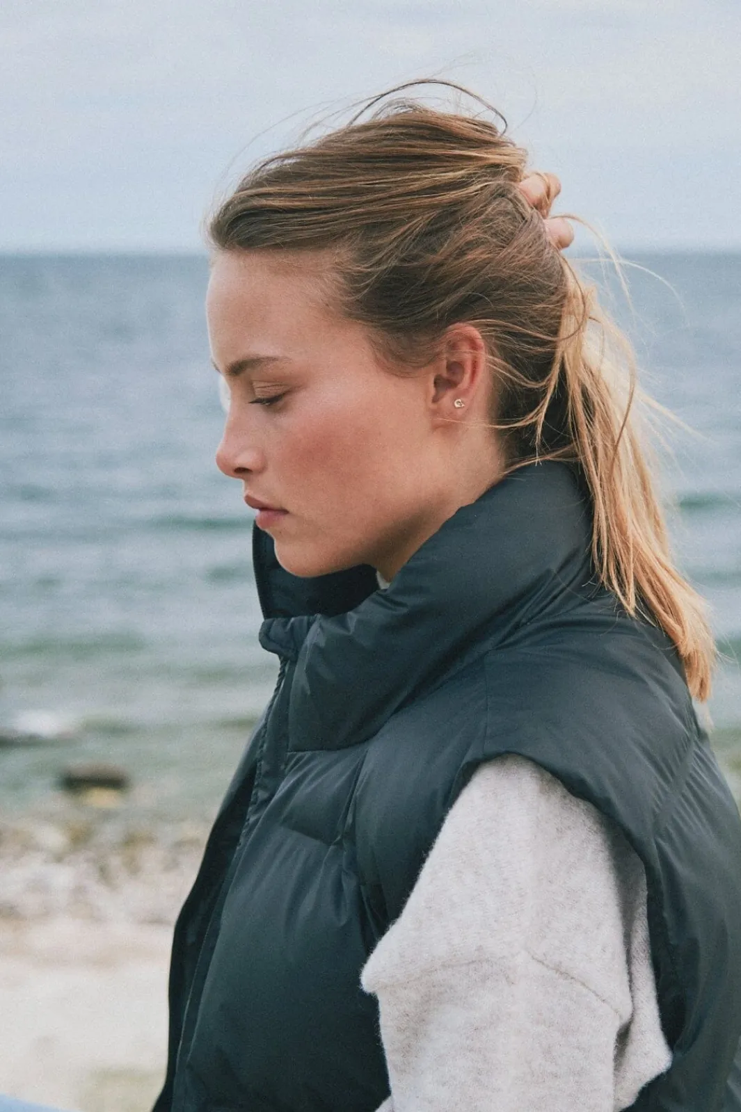 Neo Noir Veste<Annike C Puffer Waistcoat