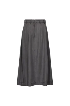 Hot Anyacc Denim Pleat Skirt 34181 Nederdele