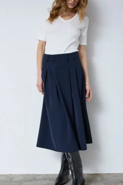 Sale Anyacc Midi Pleat Skirt 44040 Nederdele