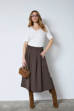 Co´Couture Nederdele<Anyacc Midi Pleat Skirt 44040