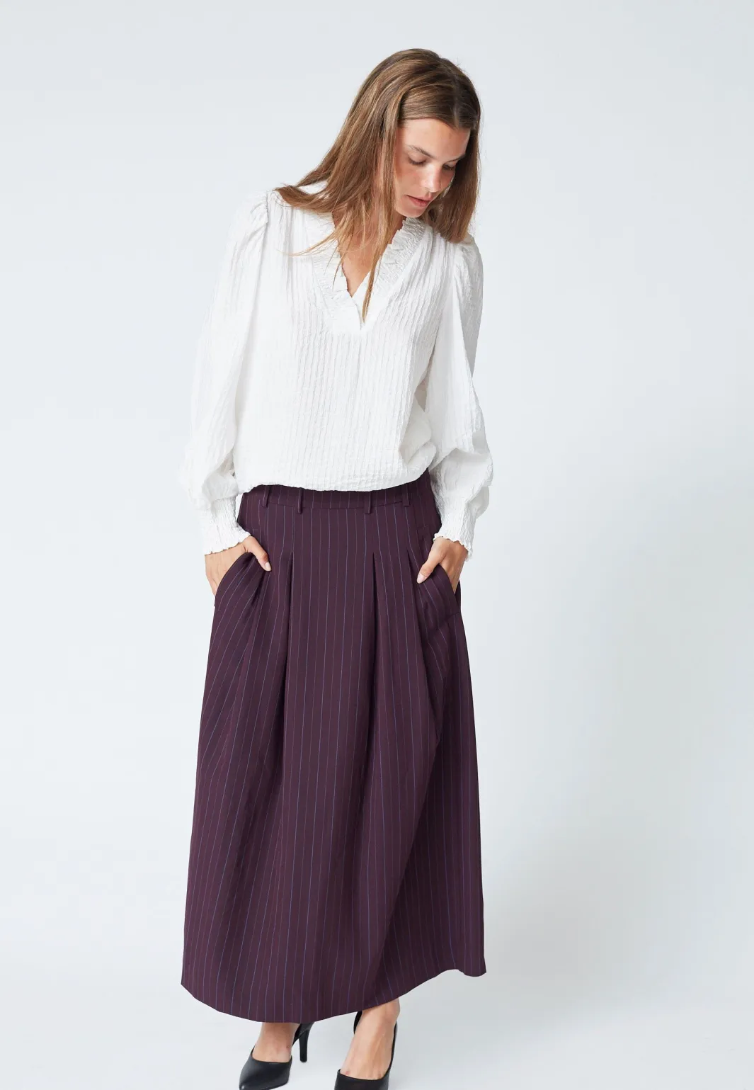 Sale Anyacc Trinny Pleat Skirt 44001 Nederdele
