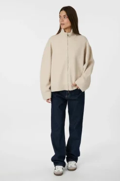 Neo Noir Cardigans|Ammevenligt Tøj<Asley Zip Knit Cardigan 164973