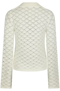 Neo Noir Bluser & Skjorter<Aston Stitch Knit Blouse 164486