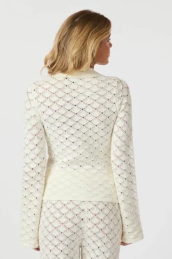 Neo Noir Bluser & Skjorter<Aston Stitch Knit Blouse 164486