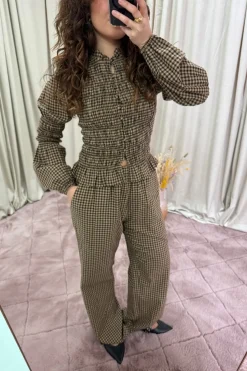 Neo Noir Bukser, Jeans & Leggings<Astra Check Pants 165414
