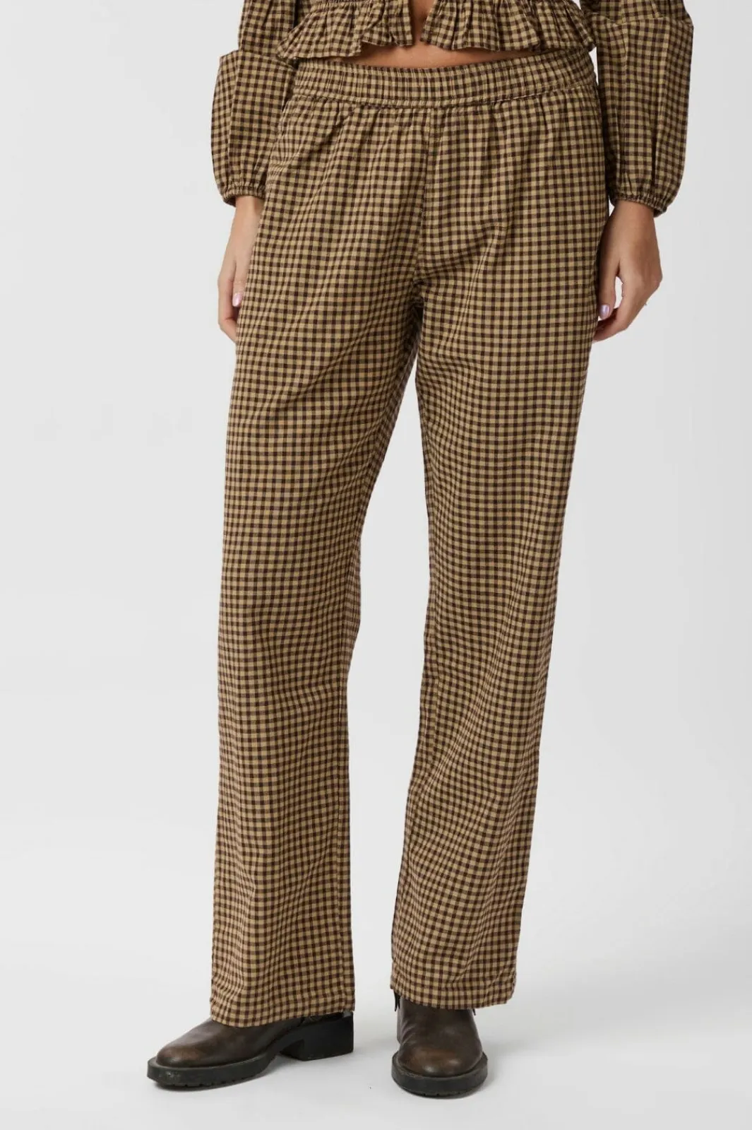 Neo Noir Bukser, Jeans & Leggings<Astra Check Pants 165414