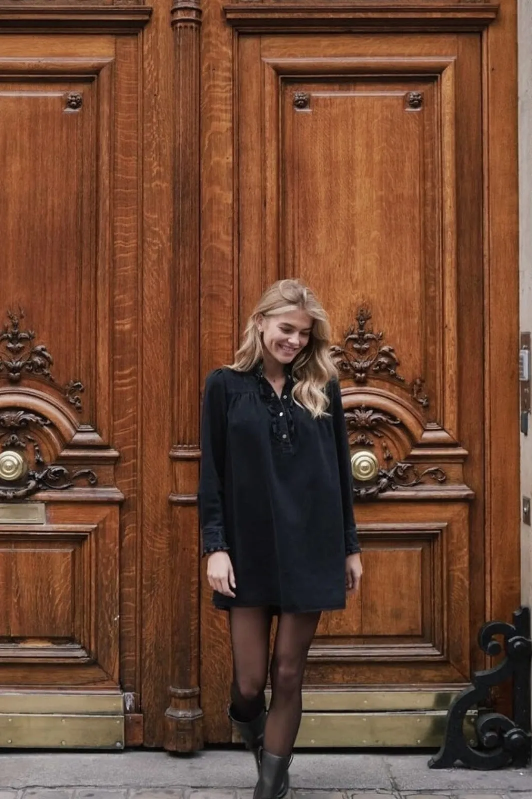 Best Ava Denim Dress Kjoler|Ammevenligt Tøj