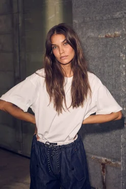 Haute L'Amitié T-Shirts & Toppe<Back Logo Loose Tee HL10410