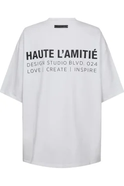 Haute L'Amitié T-Shirts & Toppe<Back Logo Loose Tee HL10410