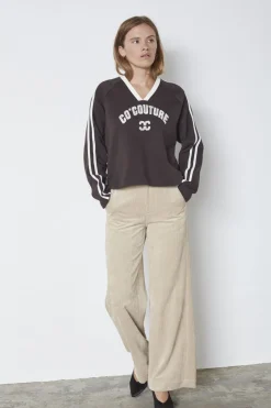 Co´Couture Sweatsæt & Comfy Wear|Bluser & Skjorter<Batucc Coco V-Sweat 47001