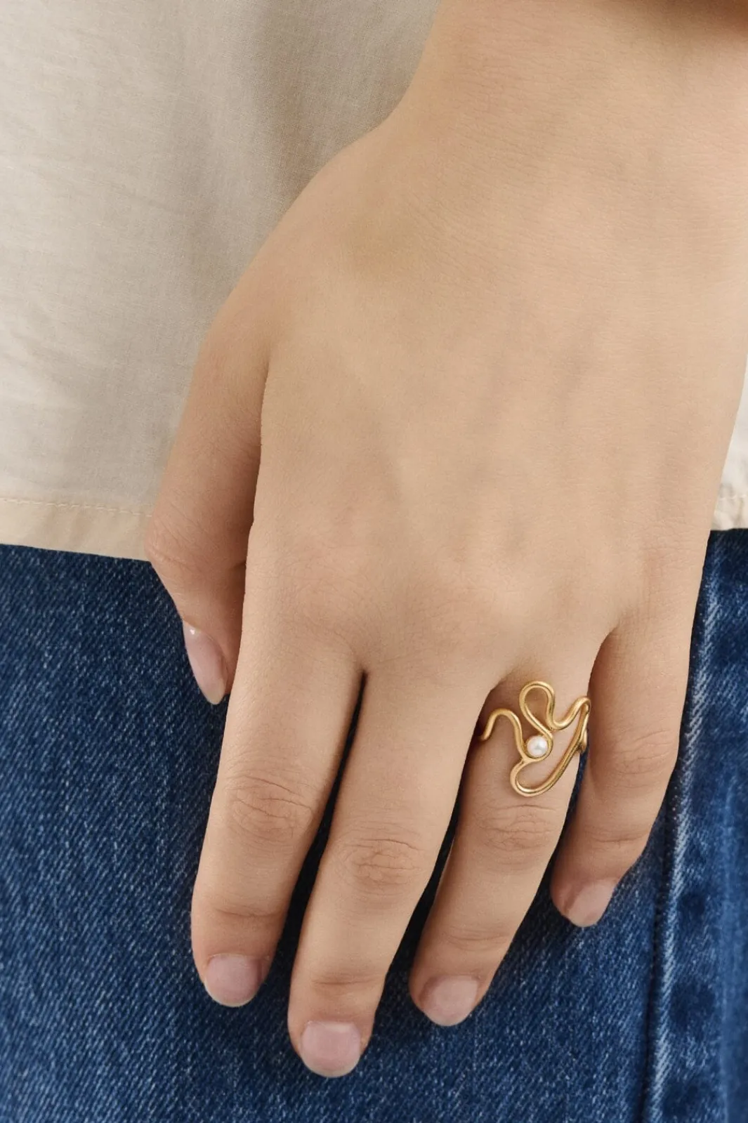 Discount Bay Pearl Ring Ringe