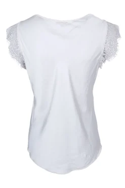 Black Colour T-Shirts & Toppe<Bcbilly Lace Top Vintage Dyed