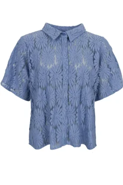 Bccosmos Ss Flower Shirt 40889 Bluser & Skjorter|Ammevenligt Tøj