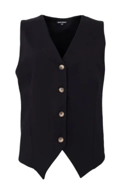 Black Colour Sæt 🛍️|Veste<Bcdavi Casual Vest 40991