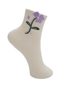 Discount Bcdeena Flower Sock 4365 Strømper & Strømpebukser