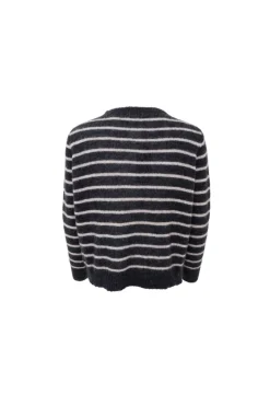 Discount Bcdell Striped Knit Cardigan 1197 Cardigans|Ammevenligt Tøj