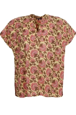 Clearance Bcflora S/S Blouse 39814 Bluser & Skjorter