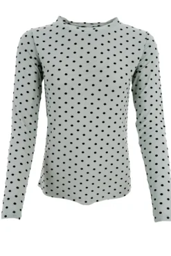 Best Bcjennie Dotted Mesh Blouse Bluser & Skjorter