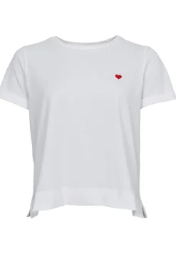 Black Colour T-Shirts & Toppe<Bcmay S/S Heart Tee 40871